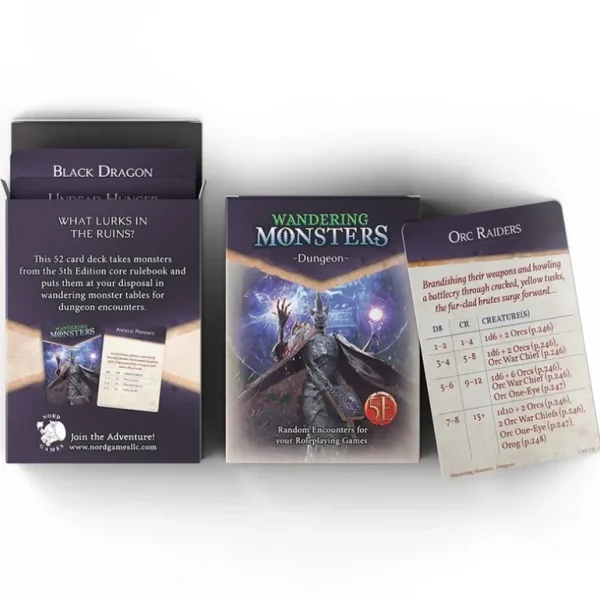 5E Wandering Monsters: Dungeon - Miniature Marvels: Airplane Models & Painted Dice* Shop All
