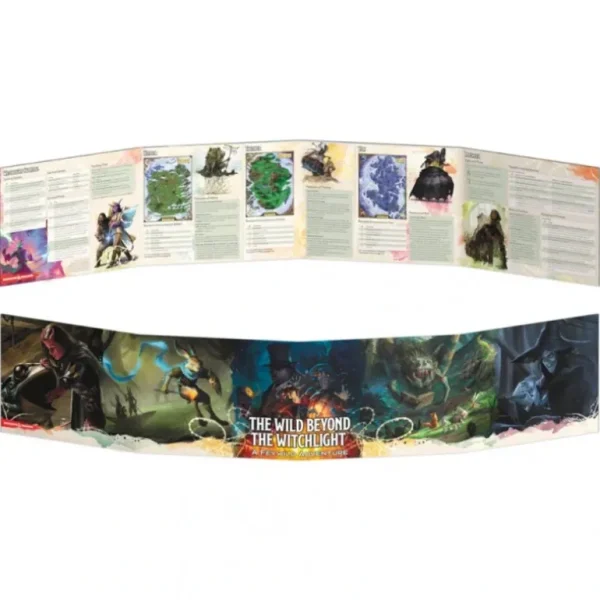5E Wild Beyond Witchlight: DM Screen - Miniature Marvels: Airplane Models & Painted Dice* Shop All