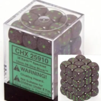 Flash Sale Earth: Speckled 36d6 12mm Dice Block CHX 25910 - Miniature Marvels: Airplane Models & Painted Dice Dice