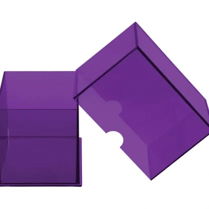 Hot Eclipse 2-Piece Deck Box: Royal Purple - Miniature Marvels: Airplane Models & Painted Dice Accessories