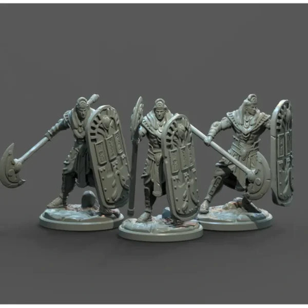 Hot Egyptian Heavy Infantry Bundle - Miniature Marvels: Airplane Models & Painted Dice Miniature