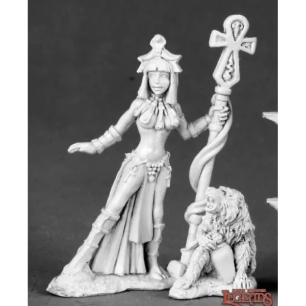 Cheap Egyptian Priestess and Baboon: Dark Heaven Legends RPR 03506 - Miniature Marvels: Airplane Models & Painted Dice Miniature