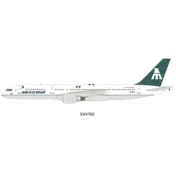 *EL Aviador EAV762 1:200 Mexicana Boeing 757-200 - Miniature Marvels: Airplane Models & Painted Dice* Airplane Model