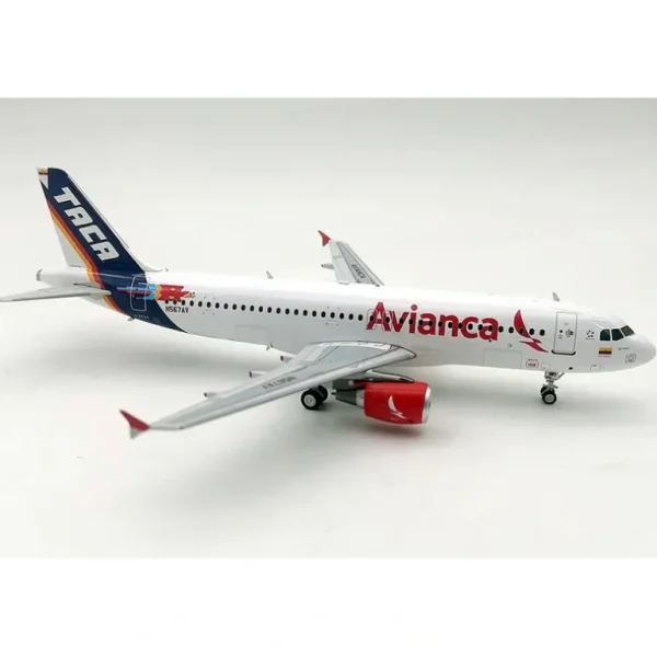 *El Aviador EAV567 1:200 TACA Retro Avianca Airbus A320-214 - Miniature Marvels: Airplane Models & Painted Dice* Airplane Model