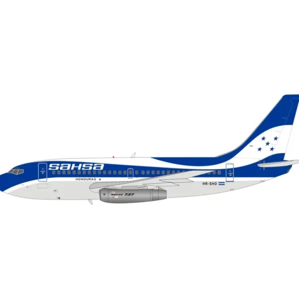 *El Aviador EAVSHO 1:200 SAHSA Boeing HR-SHO 737-200 - Miniature Marvels: Airplane Models & Painted Dice* Airplane Model