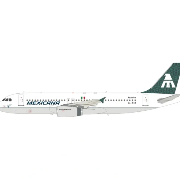 *El Aviador EAVTXT 1:200 Mexicana Airbus A320 - Miniature Marvels: Airplane Models & Painted Dice* Airplane Model