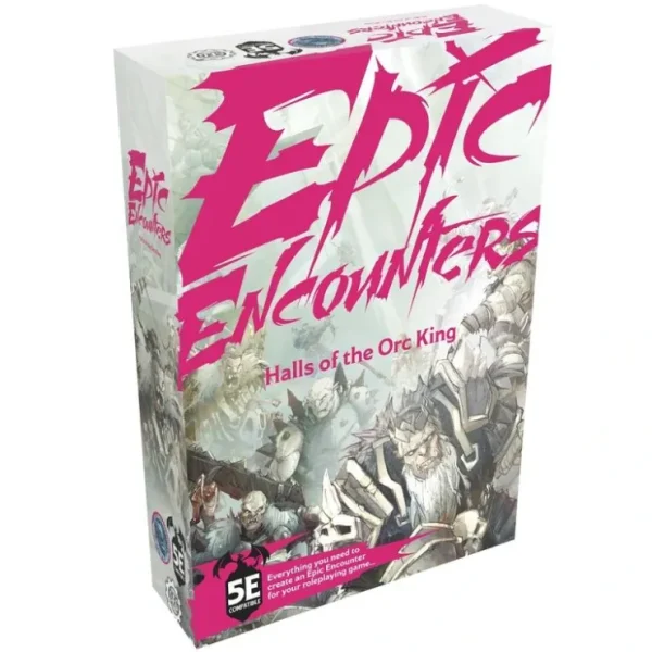 New Epic Encounters: Hall of the Orc King SFL EE-004 - Miniature Marvels: Airplane Models & Painted Dice Role-playing Game