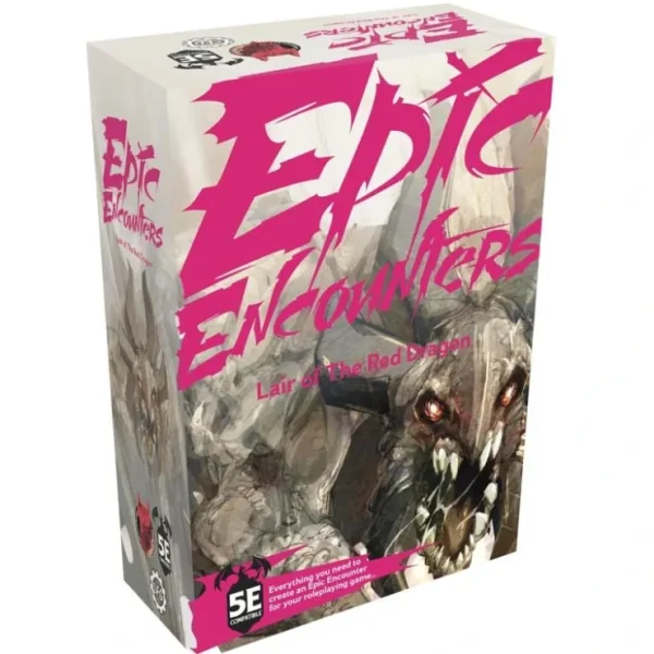 Best Epic Encounters: Lair of the Red Dragon SFL EE-001 - Miniature Marvels: Airplane Models & Painted Dice Role-playing Game