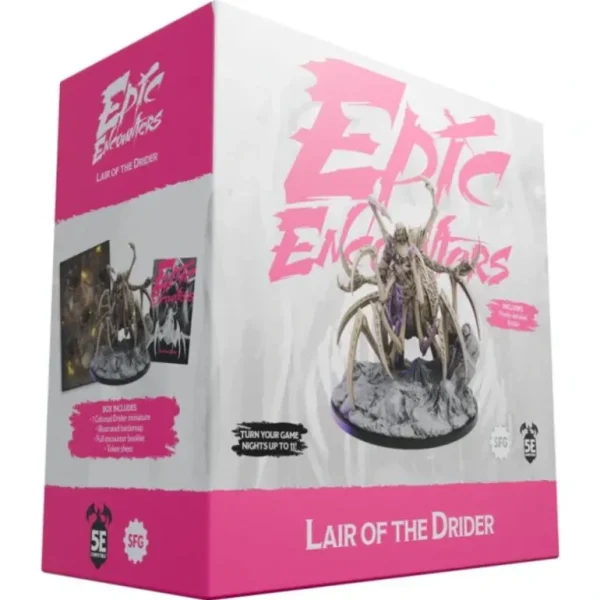 Epic Encounters: Lair of the Drider - Miniature Marvels: Airplane Models & Painted Dice* Shop All