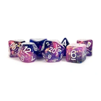 Best Sale Eternal Purple/Blue 16mm Resin Poly Set MET 633 - Miniature Marvels: Airplane Models & Painted Dice Dice