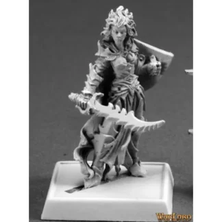 Sale Evshyvandra Duskwidow, Dark Elf Warrior: Warlord RPR 14631 - Miniature Marvels: Airplane Models & Painted Dice Miniature