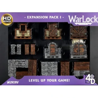 Best Sale Expansion Pack I: WarLock Tiles - WizKids 4D Settings WZK 16502 - Miniature Marvels: Airplane Models & Painted Dice Miniature