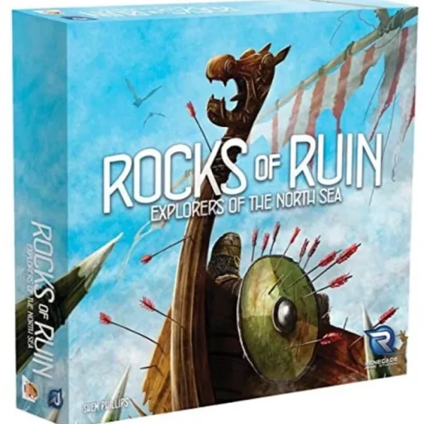 Sale Explorers of the North Sea: Rocks of Ruin Expansion RGS 00590 - Miniature Marvels: Airplane Models & Painted Dice Board Game