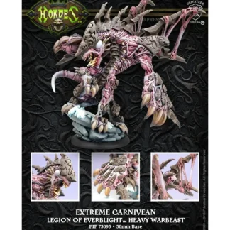 Shop Extreme Carnivean: Legion of Everblight - Warbeast PIP 73095 - Miniature Marvels: Airplane Models & Painted Dice Miniature