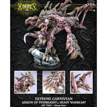 Shop Extreme Carnivean: Legion of Everblight - Warbeast PIP 73095 - Miniature Marvels: Airplane Models & Painted Dice Miniature
