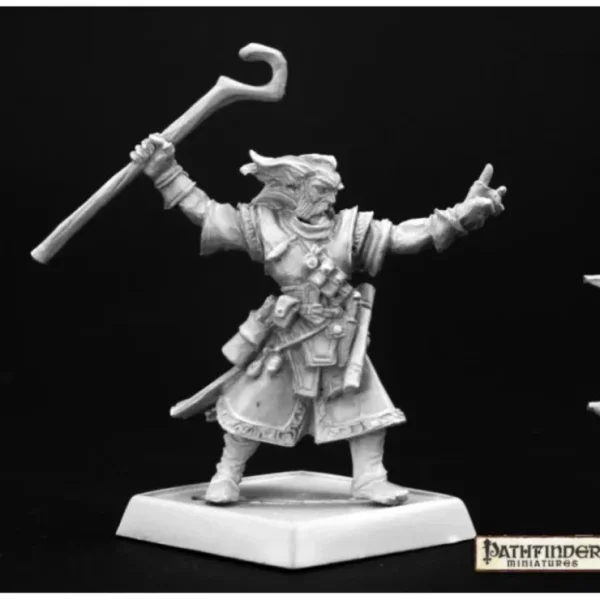 Hot Ezren, Iconic Male Human Wizard: Pathfinder RPR 60002 - Miniature Marvels: Airplane Models & Painted Dice Miniature