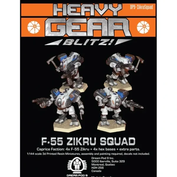 Shop F-55 Zikru Squad - Miniature Marvels: Airplane Models & Painted Dice Miniature