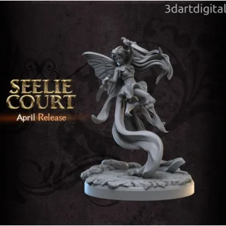 Hot Faerie Scout Female - Miniature Marvels: Airplane Models & Painted Dice Miniature