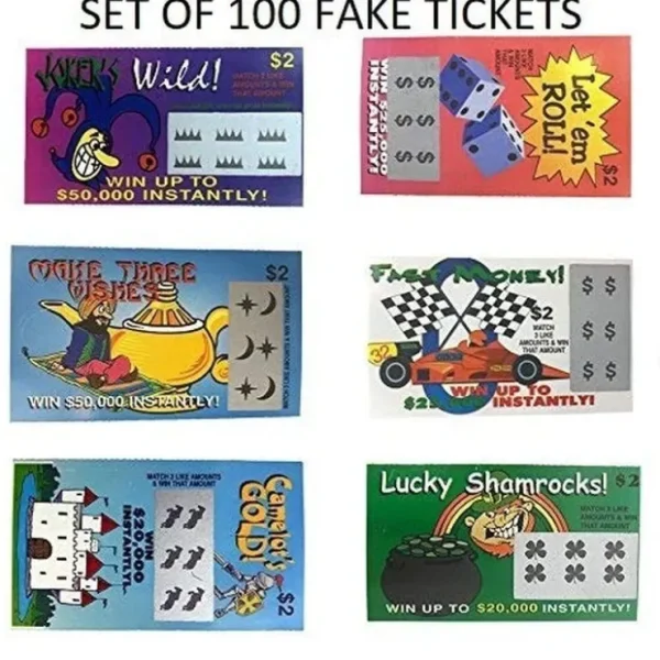 Best 100 Fake Lotto Lottery Tickets Prank Joke - Funny Novelty Gag Joke - Miniature Marvels: Airplane Models & Painted Dice Egpull