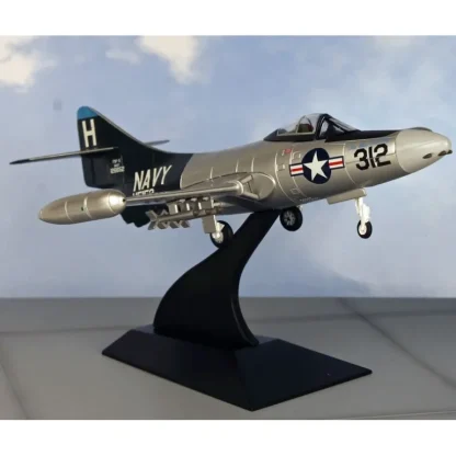 Falcon FA721008 1:72 U.S Navy F9F-5 "Blue Tail Fly" USS Princeton, 1953 - Miniature Marvels: Airplane Models & Painted Dice* Airplane Model