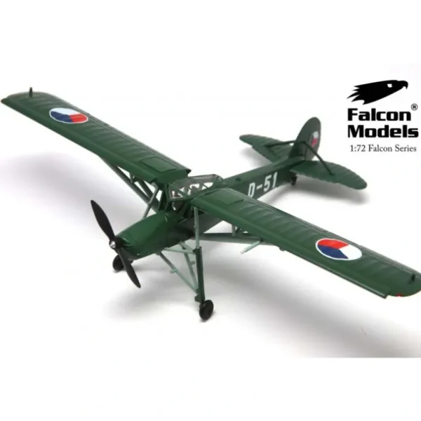 Falcon Models FA724010 Fiesler Fi 156 Storch Czechoslovak Air Force - Miniature Marvels: Airplane Models & Painted Dice* Airplane Model