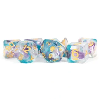 Online Fancy Fae 16mm Poly Dice Set MET 713 - Miniature Marvels: Airplane Models & Painted Dice Dice