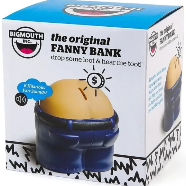 Cheap Fanny Bank Funny Farting Sound Coin Butt Drop Money Bank Safe - Fart GaG Gift - Miniature Marvels: Airplane Models & Painted Dice Egpull