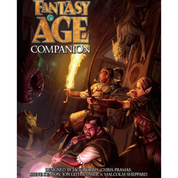 Online Fantasy AGE RPG: Companion Hardcover GRR 6005 - Miniature Marvels: Airplane Models & Painted Dice Role-playing Game