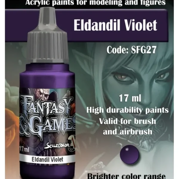 Cheap Fantasy & Games: Eldandil Violet S75 SFG-27 - Miniature Marvels: Airplane Models & Painted Dice Paint