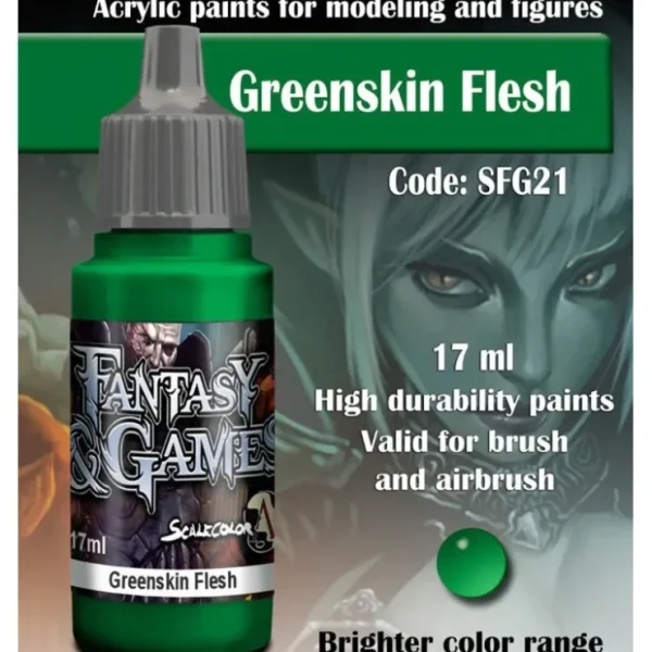 Shop Fantasy & Games: Greenskin Flesh S75 SFG-21 - Miniature Marvels: Airplane Models & Painted Dice Paint