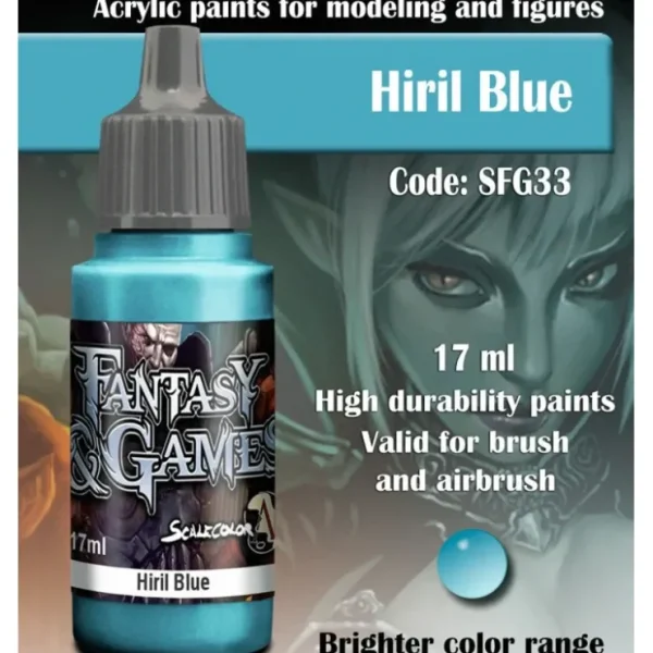 Outlet Fantasy & Games: Hiril Blue S75 SFG-33 - Miniature Marvels: Airplane Models & Painted Dice Paint