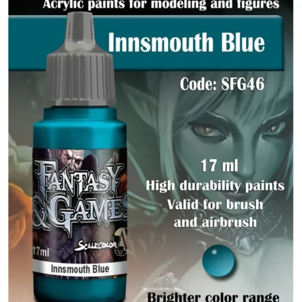 Store Fantasy & Games: Innsmouth Blue S75 SFG-46 - Miniature Marvels: Airplane Models & Painted Dice Paint