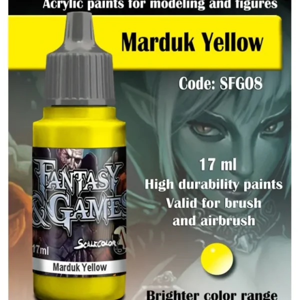 Cheap Fantasy & Games: Marduk Yellow S75 SFG-08 - Miniature Marvels: Airplane Models & Painted Dice Paint