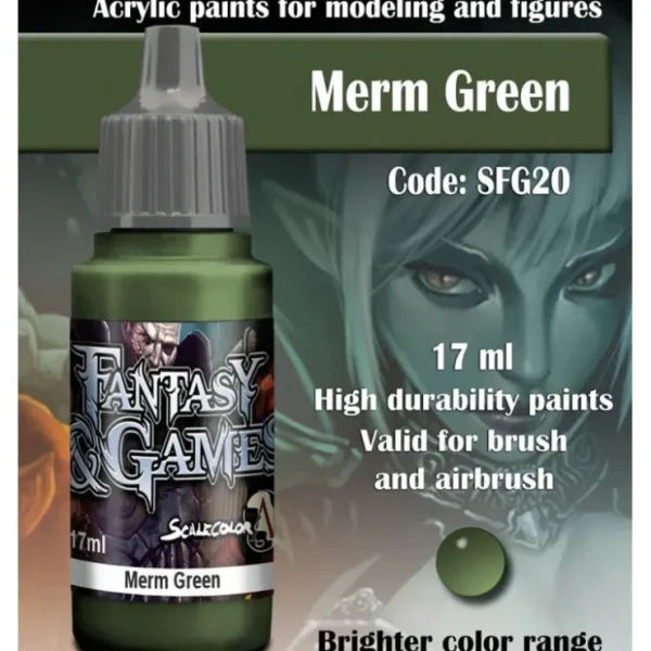 Shop Fantasy & Games: Merm Green S75 SFG-20 - Miniature Marvels: Airplane Models & Painted Dice Paint