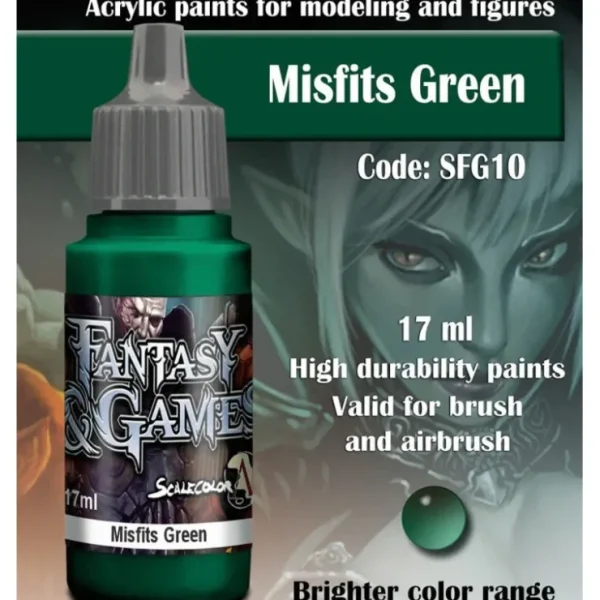 Online Fantasy & Games: Misfits Green S75 SFG-10 - Miniature Marvels: Airplane Models & Painted Dice Paint