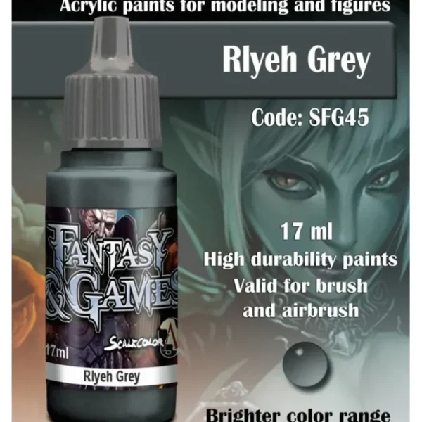 Hot Fantasy & Games: Rlyeh Grey S75 SFG-45 - Miniature Marvels: Airplane Models & Painted Dice Paint