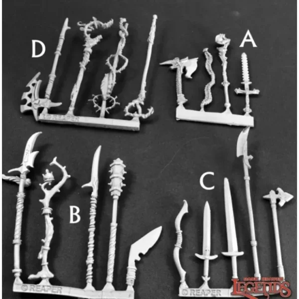 Store Fantasy Weapons Pack: Dark Heaven Legends RPR 03560 - Miniature Marvels: Airplane Models & Painted Dice Miniature