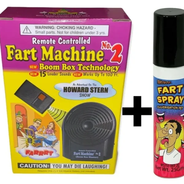 Best Sale 1 Fart Machine #2 Wireless Remote Control + 1 Fart Stink Bomb Spray Can ~ COMBO - Miniature Marvels: Airplane Models & Painted Dice Egpull