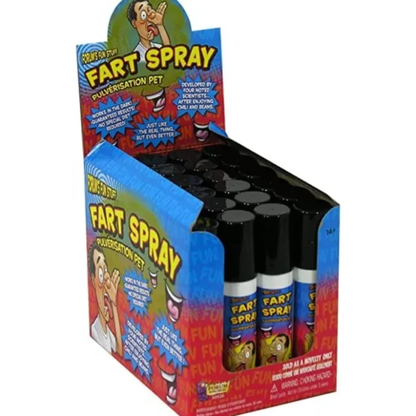 Outlet 24 Fart Spray Cans - Liquid Stink Bomb Butt Ass Gas - gag prank joke ~USA MADE~ - Miniature Marvels: Airplane Models & Painted Dice Egpull