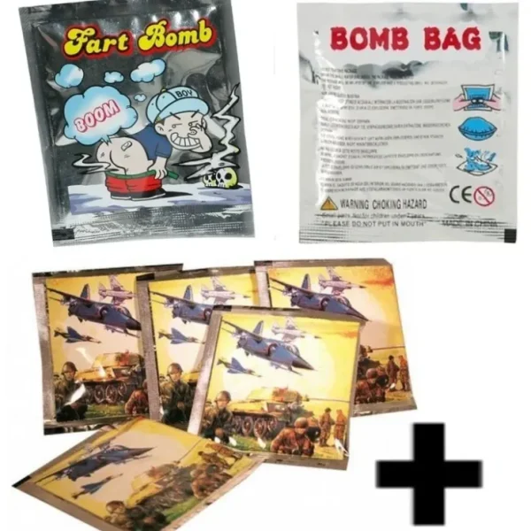 Best Sale 36 Fart Stink Bombs + 36 Exploding Bomb Bags ( 72 TOTAL ) ~ prank combo set! - Miniature Marvels: Airplane Models & Painted Dice Egpull