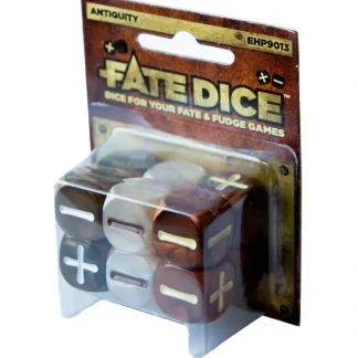 Cheap Fate Core RPG: Fate Dice - Antiquity (12) EHP 9013 - Miniature Marvels: Airplane Models & Painted Dice Dice
