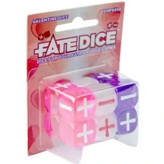 Cheap Fate Core RPG: Fate Dice - Valentine (12) EHP 9010 - Miniature Marvels: Airplane Models & Painted Dice Dice