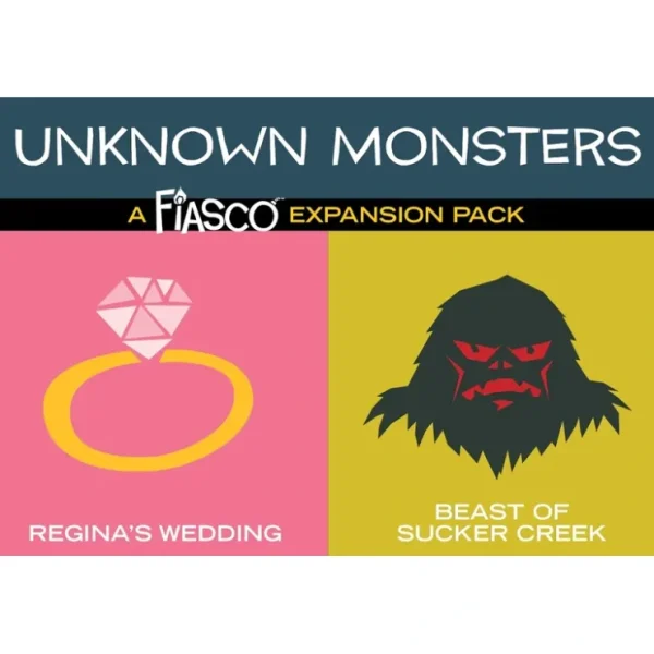 Cheap Fiasco: Unknown Monsters Expansion Pack BPG 104 - Miniature Marvels: Airplane Models & Painted Dice Role-playing Game