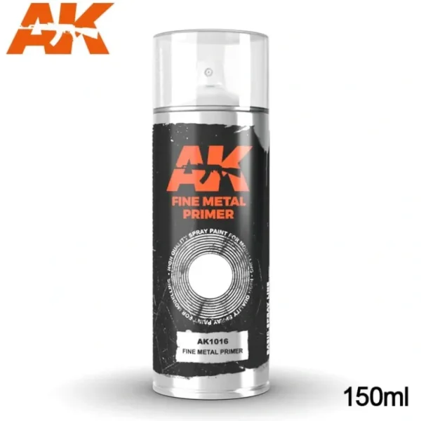 Discount Fine Metal Primer Spray 150ml LTG AK-1016 - Miniature Marvels: Airplane Models & Painted Dice Paint