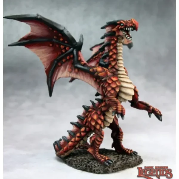 Discount Fire Dragon Hatchling: Dark Heaven Legends RPR 03664 - Miniature Marvels: Airplane Models & Painted Dice Miniature