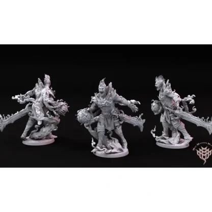 Fashion Fire Giant Male - Miniature Marvels: Airplane Models & Painted Dice Miniature