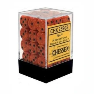 Flash Sale Fire: Speckled 36d6 12mm Dice Block CHX 25903 - Miniature Marvels: Airplane Models & Painted Dice Dice