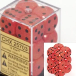 Shop Fire: Speckled 12d6 16mm Dice Set CHX 25703 - Miniature Marvels: Airplane Models & Painted Dice Dice