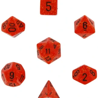 Shop Fire: Speckled Polyhedral Dice Set (7's) CHX 25303 - Miniature Marvels: Airplane Models & Painted Dice Dice