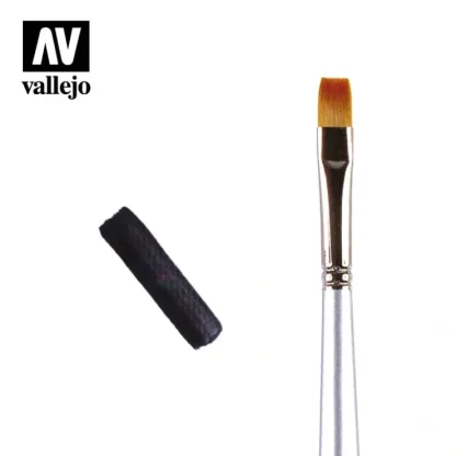 New Flat Rectangular Brush No. 12 Toray - Miniature Marvels: Airplane Models & Painted Dice Accessories